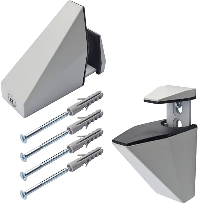 Pekodom Maxi 30 Medi Shelf Silver Brackets for Shelving RRP 5.99 CLEARANCE XL 3.99